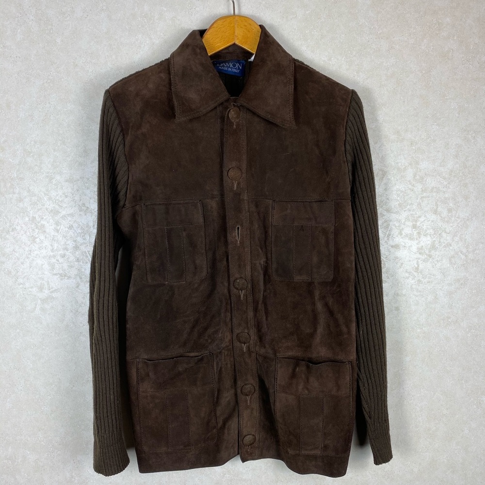 Vintage Damon Italy Leather Jacket Shirt